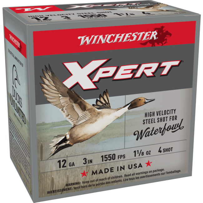 Winchester Xpert Waterfowl Ammunition Cal.12 3" #4 1-1/8 Oz