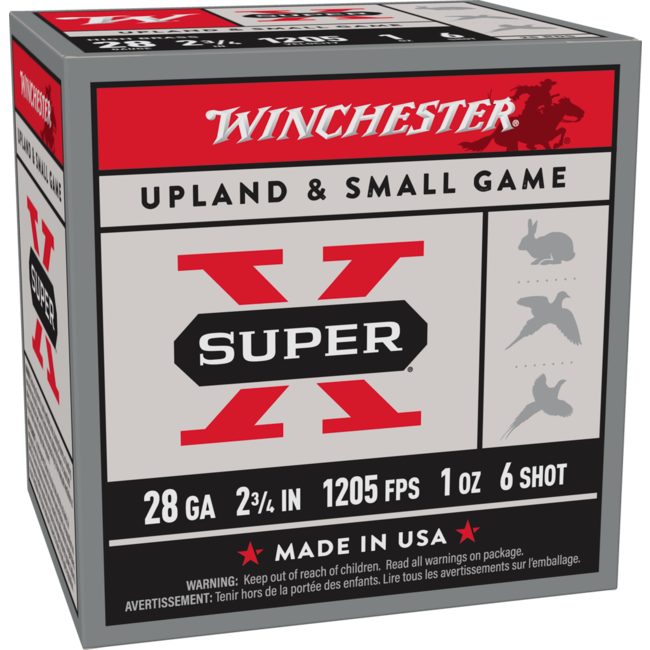 Munitions Winchester Super-X Cal.28 2-3/4 #6 1Oz