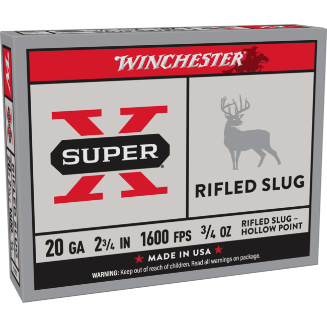 Munitions Winchester Super-X Cal.20 2-3/4" 3/4 Oz
