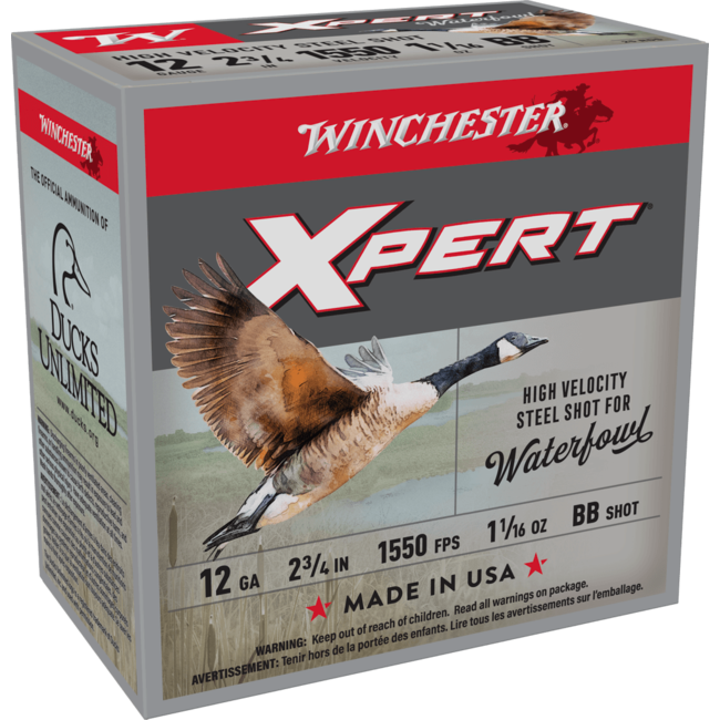 Winchester Xpert Waterfowl Ammunition Cal.12 2-3/4'' #BB 1-1/16 Oz
