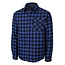 Jackfield Sherpa Lined Flanned Shirt Blue/Black