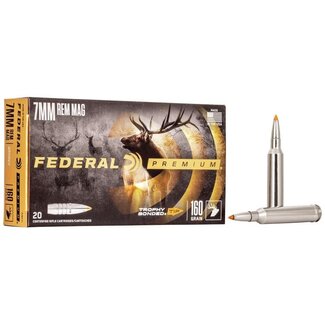 FEDERAL Federal Premium Ammunition Cal.7mm Rem Mag 160 Gr Trophy Bonded Tip
