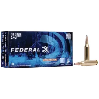 FEDERAL Munition Federal Power Shok Cal. 243Win 100 gr JSP