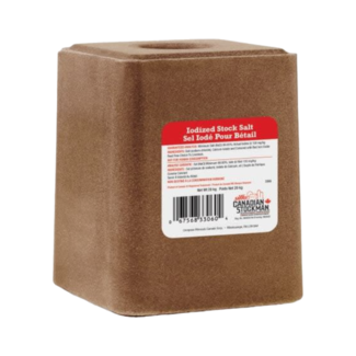 SIFTO CANADIAN STOCKMAN Red Iodized Salt Block 20 Kg