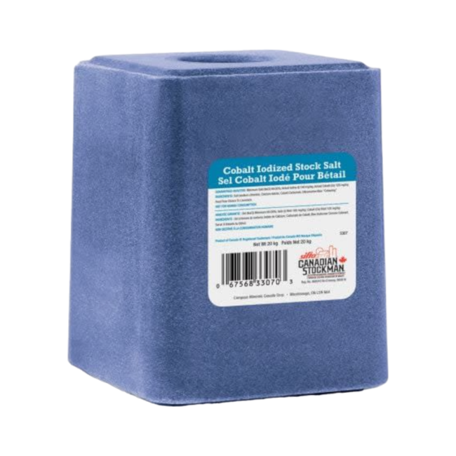 Blue Cobalt Iodized Salt Block 20 Kg