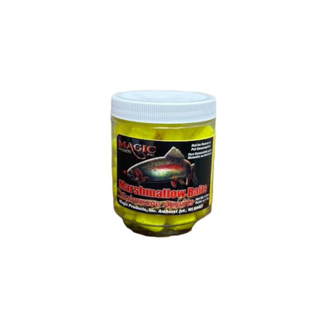 Appâts Magic "Glow-N-Glitter" Guimauve Jaune Maïs 1.5 Oz