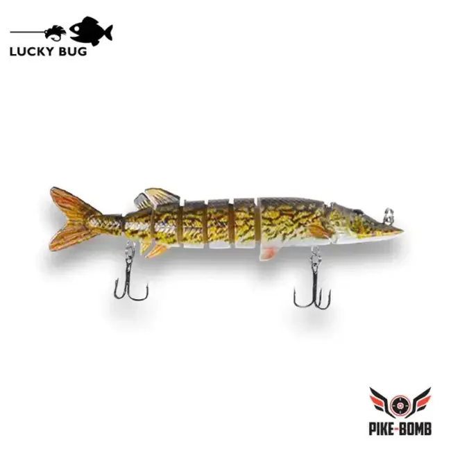 Leurres Lucky Bug  Pike Bomb 5''