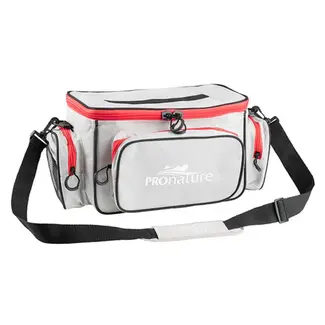 PRONATURE Sac De Pêche Pronature Grand Format Gris/Rouge