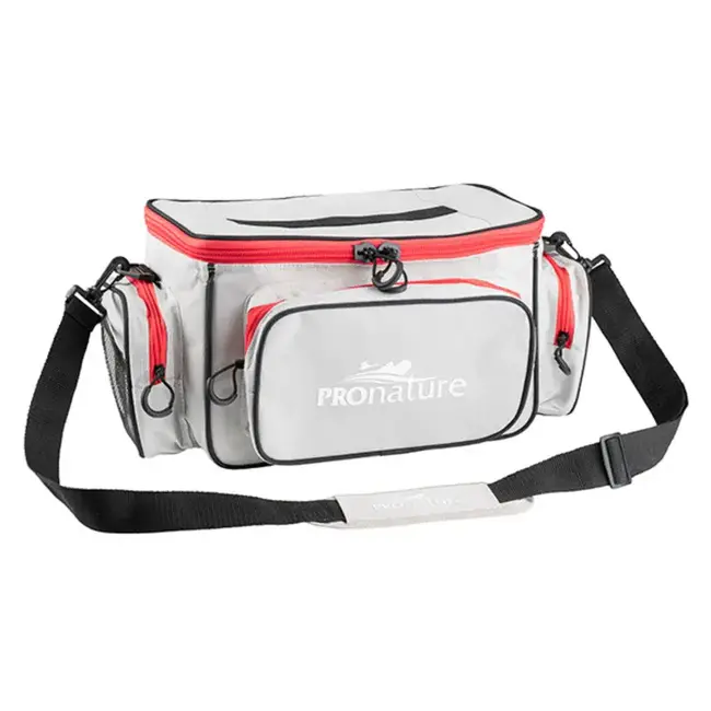 Pronature Big Format Fishing Bag Grey/Red