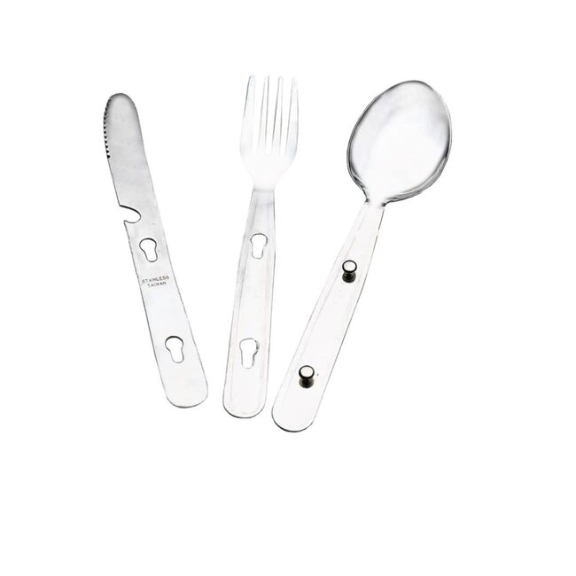 World Famous Stainless Steel 3-Piece Utensil Set