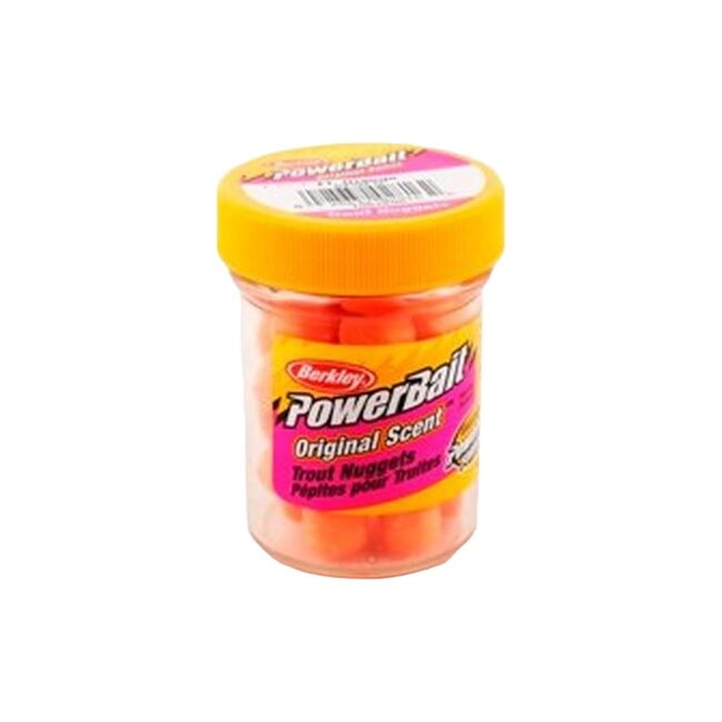 Berkley PowerBait Trout Nuggets Orange 1.1 Oz