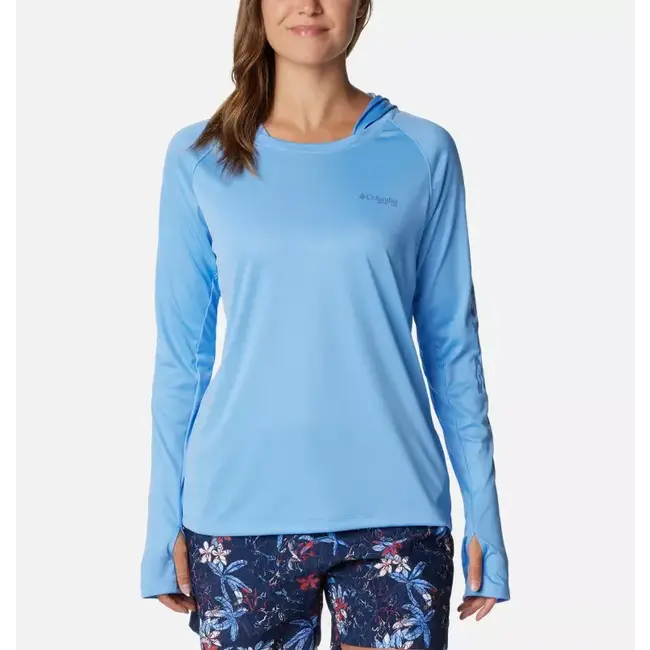 Columbia Hoodie Tidal Tee Women's Hooded Sweatshirt - Bluebell