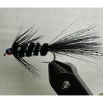Mouche Wooly Bugger Black & Green Bead Head #8