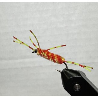 Mouche Pat's Rubber Legs Rouge et Jaune #8