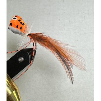 Mouche Popper Orange Fluo #2