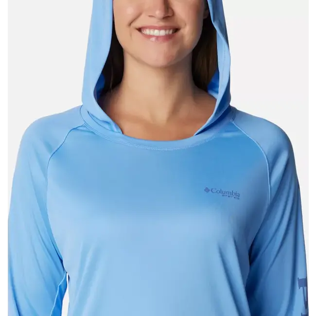 Columbia Hoodie Tidal Tee Women's Hooded Sweatshirt - Bluebell