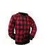 Alper Plaid Hoodie for Men Black/Red