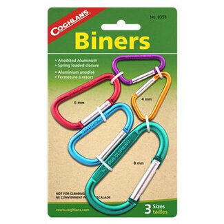 COGHLAN'S Spring-loaded Carabiner 3 Sizes