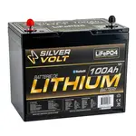 SILVER VOLT Batterie Lithium Silver Volt  100Ah  Bluetooth 1280Wh