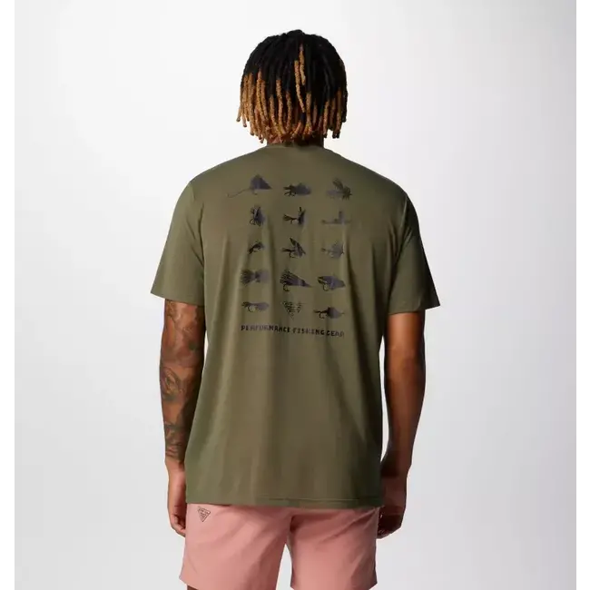 Chandail Manche Courte Columbia Homme Vert