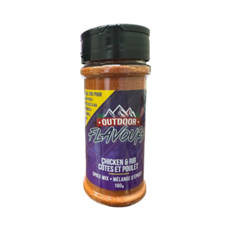 OUTDOOR FLAVOURS Mélange D'Épices Outdoor Flavours Côte et Poulet 160g