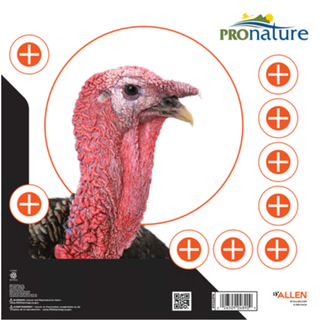 Pronature Paper Target for Wild Turkey 6/Pkg