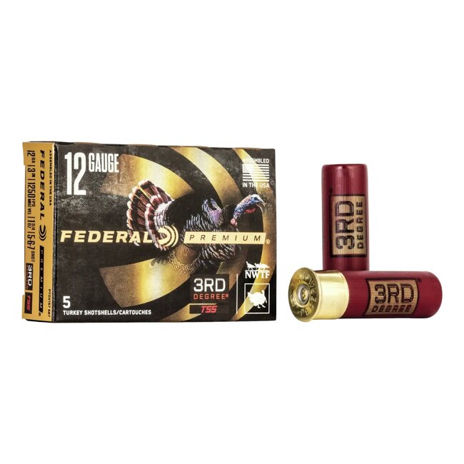Munition Federal  Third Degree  Cal. 12 3'' 1 3/4oz #5,6,7