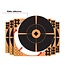 Allen Ez Aim Adhesive Bullseye 12" Paper Targets 5/Pkg