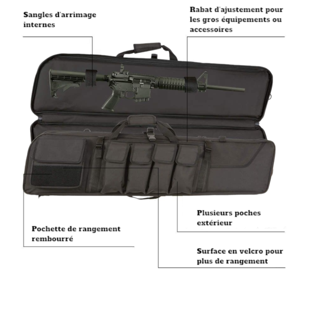 Allen Tac Six Soft Rifle Case 44"