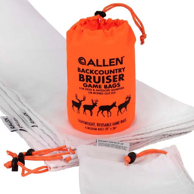 Allen Backcountry Bruiser Reusable Meat Bags 4/Qty