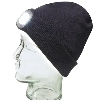 MISTY MOUNTAIN Misty Mountain Beanie With L.E.D. Light Black