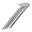 World Famous Steel L Tent Pegs 8'' 6/pkg