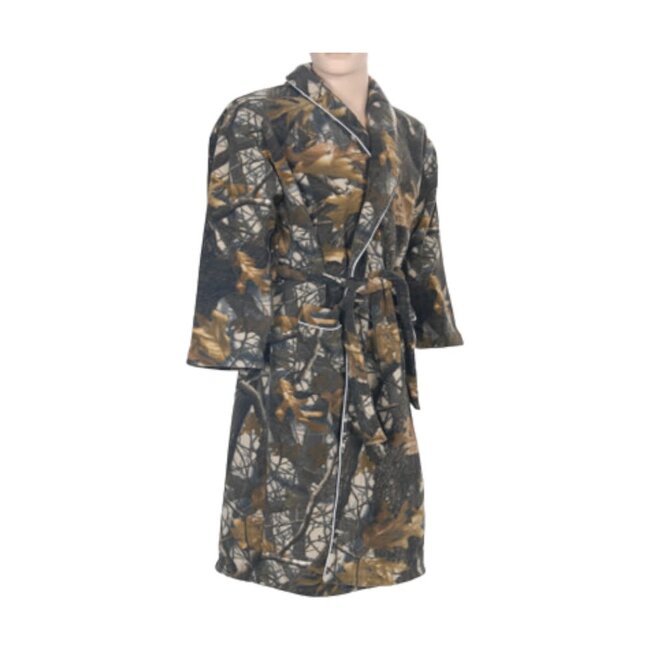 Bushline Outdoor Camouflage Fleece Bathrobe