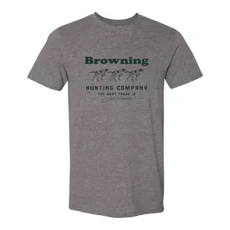 Browning Browning Three Dog Short Sleeve Sweater Men's Gray