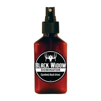 BLACK WIDOW LURES Synthetic Black Widow Dominator 3oz Male Deer Urine