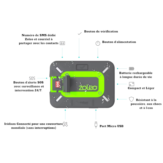 Communicateur Satellite Zoleo Zl1000