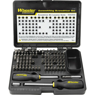 Wheeler Wheeler 89-Pieces Deluxe Gunsmithing Screwdriver Set