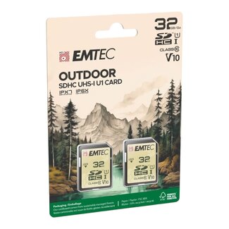 EMTEC Emtec 32GB Class 10 SDHC Memory Card 2/pkg
