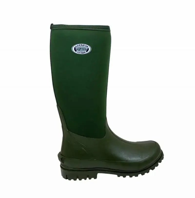 Bottes En Caoutchouc Vert Pour Femme - Taille 39 EU (7.5 US) - Style Biker - Occasion Très Bon État
