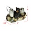 Black Bear Fishing Salt and Pepper Shaker Set