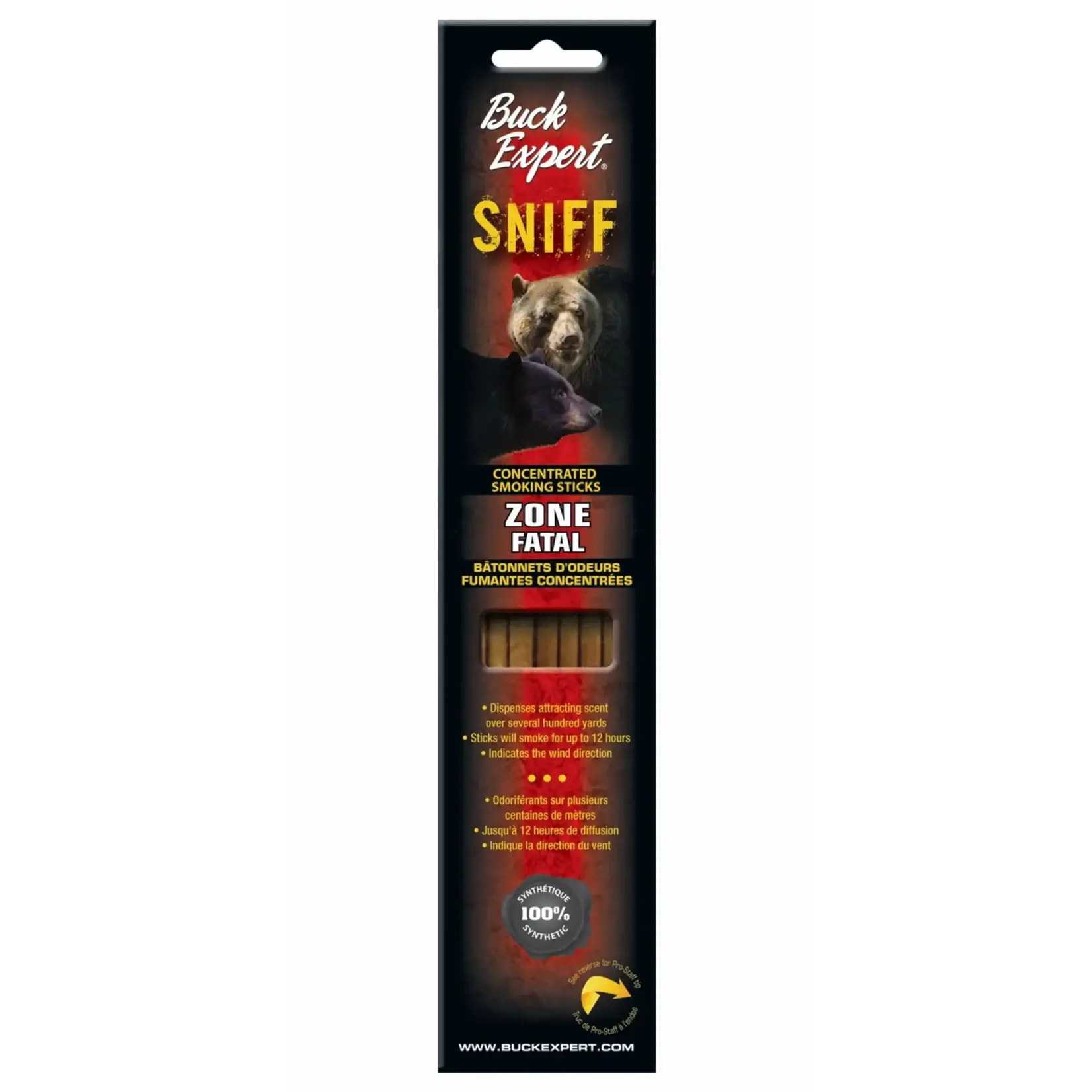 BUCK EXPERT Baton D'encens Buck Expert Sniff Pour Ours Zone Fatal  9/PQT