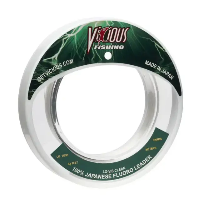 Vicious Fishing Fluorocarbon Leader 33 Yards 80 lbs