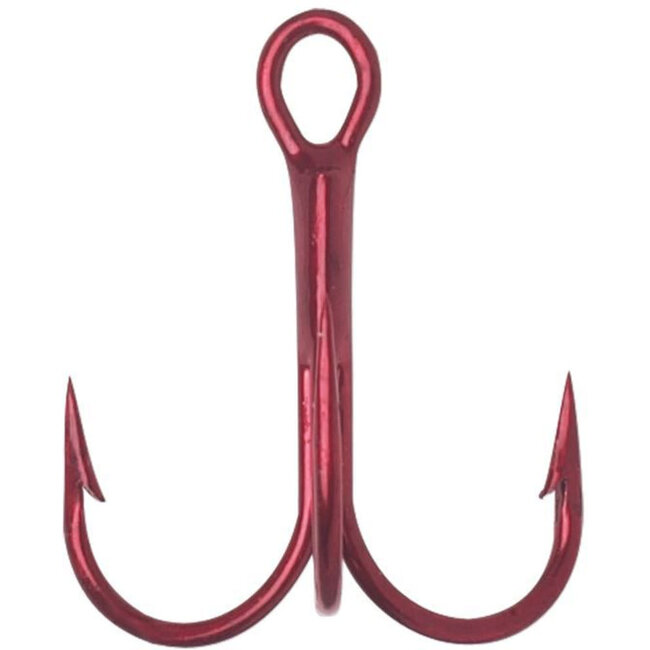 VMC Treble Hook Red 7/pkg