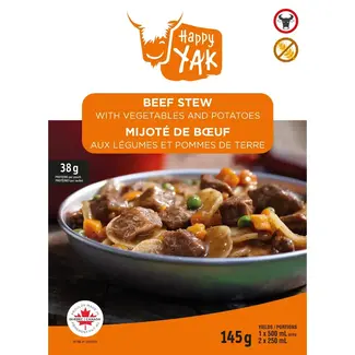 HAPPY YAK Happy Yak Beef Stew With Vegetables And Potatoes 145g