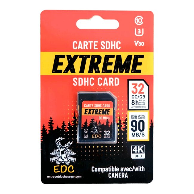 EDC Extreme 32GB SDHC Card
