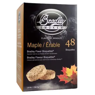 BRADLEY Bradley Maple Flavour Smokers Bisquettes 48/pkg