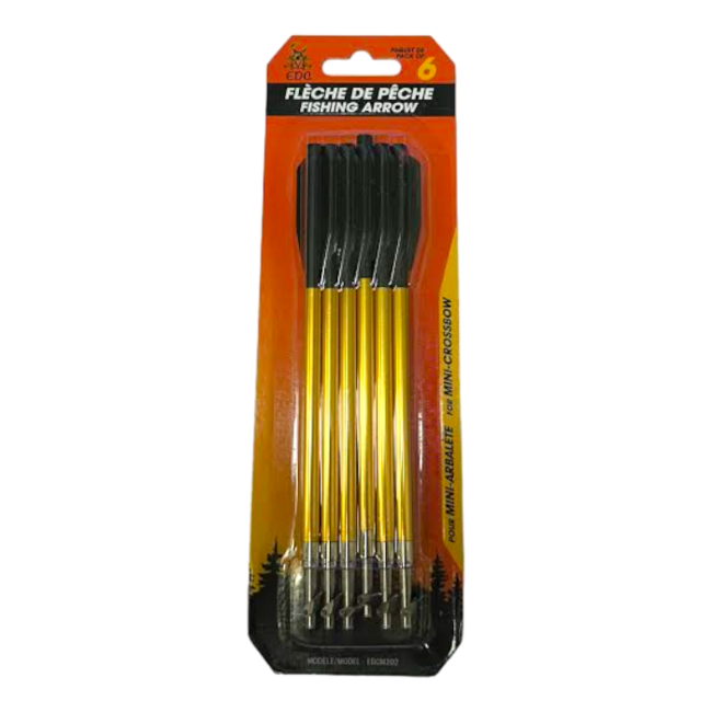 Mini Crossbow Fishing Bolts 6/Pkg