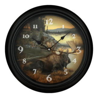 L'ENTREPÔT DU CHASSEUR Horloge Edc Avec Paysage Orignal 12''