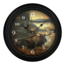 L'ENTREPÔT DU CHASSEUR EDC Clock with Moose Landscape 12''