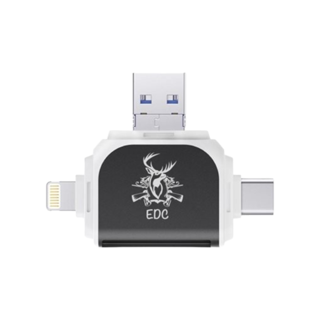 EDC 4-in-1 SD and Micro SD Card Reader